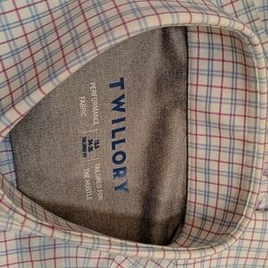 3 Twillory dress shirts lot as new 15.5 slim fit M